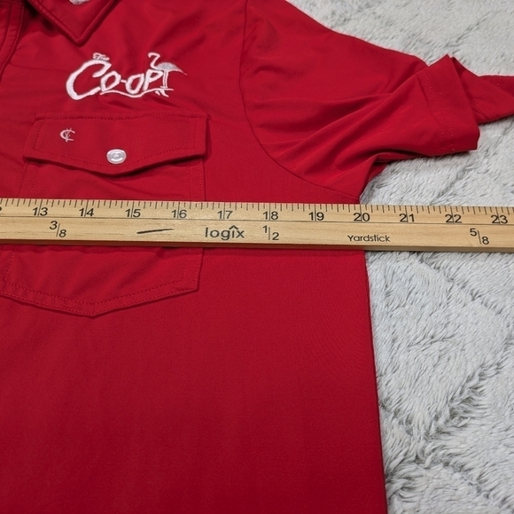 Criquet Polo Shirt Men's S Red Feather Performance Golf PGA Player USA - Picture 5 of 8